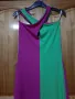 Шикозна Рокля на "Стилна жена" в електрикови цветове !НОВА!, снимка 1