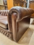 Диван тройка CHESTERFIELD естествена кожа , снимка 4
