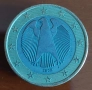 Монета 1 евро Германия 2002г. минт / буква F / 1 euro Germany 2002 letter F, снимка 2