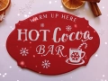 Ръчно изработено дървено пано Hot Cocoa Bar, снимка 1