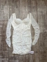Нова етикет парти коктейлна официална бяла еластична рокля тип корсет , снимка 5