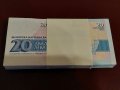 Пачка банкноти 20 лева 1991 година България UNC, Лот, Сет, снимка 2