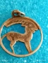 Винтидж сребърна висулка зодиакален знак Козирог ♑ ювелирна изработка 30554, снимка 7
