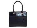David Jones - Голяма луксозна дамска чанта - черна, снимка 1 - Чанти - 43478332