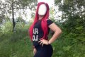Екстеншъни наситено ярък червен, снимка 1 - Аксесоари за коса - 37597368
