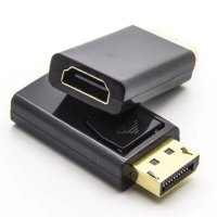 ANIMABG Преходник DisplayPort DB към HDMI за PC компютър Laptop лаптоп таблет 1080p цифров видео циг, снимка 4 - Кабели и адаптери - 44060231