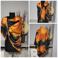 Дамски шалове от коприна , снимка 3 - Шалове - 42963490