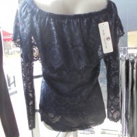 нова дантелена блузка, снимка 2 - Блузи с дълъг ръкав и пуловери - 27476845