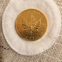 Златна монета канадски кленов лист - Maple Leaf Gold, снимка 1 - Нумизматика и бонистика - 39933283