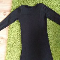 Черна ефектна рокля, снимка 5 - Рокли - 33381102