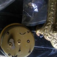 Стар месингов немски каминен часовник Петер, снимка 4 - Други ценни предмети - 37767497