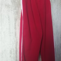 Червен панталон с бял кант , снимка 9 - Панталони - 40635741