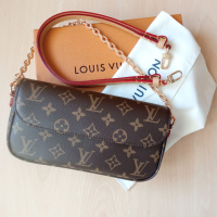 Дамска Чанта Louis Vuitton с Каишка Дамски Портфейл Портмоне с Верижка Wallet on Chain Ivy , снимка 1 - Чанти - 44900966