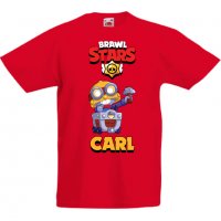 Детска тениска Carl Brawl Stars, снимка 2 - Детски тениски и потници - 32920119