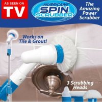 Електрическа четка за почистване на баня Spin scrubber, снимка 1 - Мопове, кофи, четки и метли - 40219224