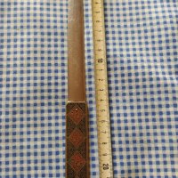 стар  нож за писма Art Deco , снимка 4 - Антикварни и старинни предмети - 40027386