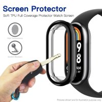 Xiaomi Smart Band 8 / Мек TPU силиконов кейс с протектор, снимка 3 - Смарт гривни - 43142872