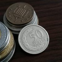 Монета - Полша - 50 гроша | 1991г., снимка 1 - Нумизматика и бонистика - 35245190
