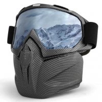 Ски, сноуборд, Зимни ветроустойчиви очила, Мотокрос Слънчеви очила маска за лице, снимка 10 - Зимни спортове - 26931529