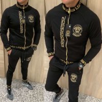 Mъжки спортен екип Versace черен, снимка 3 - Спортни дрехи, екипи - 28594885