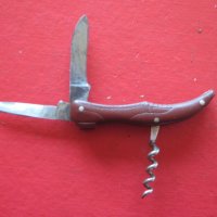 Уникален немски  нож дамско краче сойка бакелит ножче, снимка 2 - Ножове - 26273245