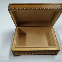 Дървена кутия 13 х 9 h 6 см. , снимка 2 - Други стоки за дома - 32414601
