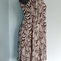 Еластична маркова рокля тип туника в зебра принт "H&M"® / унисайз , снимка 4 - Рокли - 36934530