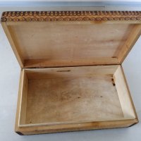 Дървена кутия 24 х 14 h 6.5 см. , снимка 6 - Други стоки за дома - 32536639