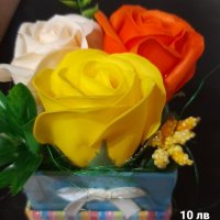 Букет от сапунени рози , снимка 5 - Подаръци за жени - 36836874