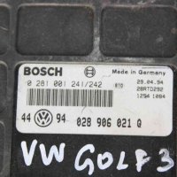 Компютър двигател за Volkswagen Golf 3 1.9tdi 90 к.с. (1997-2005) 0281001241, снимка 2 - Части - 44027584