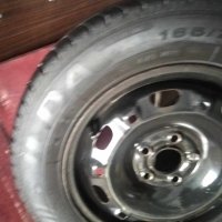 Джанти 165/70/14 с летни гуми за Шкода Фабия., снимка 1 - Гуми и джанти - 43942242