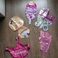 5 балона за бебе - изписване, питка, кръщене, рожден ден, снимка 3 - Други - 28860158