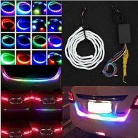 Многоцветна RGB Стоп LED Automat, светеща сигнална лента за багажник на кола, светодиодна цветомузик, снимка 1 - Аксесоари и консумативи - 28033852
