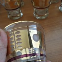 Ретро стъклени чаши, снимка 4 - Антикварни и старинни предмети - 37552258