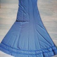 Тъмно синя рокля ХЛ, снимка 3 - Рокли - 39403266