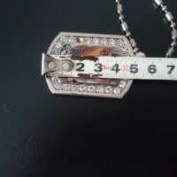Медальон на американския рапър Фифти Сент, снимка 6 - Колиета, медальони, синджири - 43950600