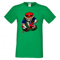 Мъжка тениска Mario VS Monster Игра,Изненада,Подарък,Празник,Повод, снимка 14 - Тениски - 37236957