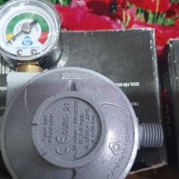 Италиански редуцил винтил за газ с манометър , снимка 4 - Газови котлони - 43308043