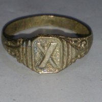 Старинен пръстен сачан ръчна изработка - 67251, снимка 2 - Пръстени - 28987396
