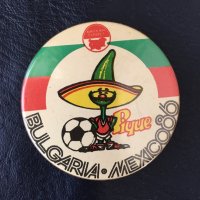 Значка “Bulgaria-Mexico 86”, снимка 1 - Антикварни и старинни предмети - 27490124