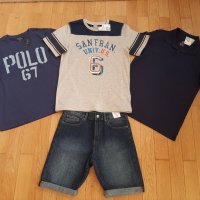 НОВИ детски дрехи: Ralph Lauren,H&M,лятно яке Kipsta,дънки Joe's,къс панталон H&M за 12 г.момче, снимка 6 - Детски Блузи и туники - 25234524