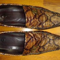 Мъжки обувки Just Cavalli Змийска кожа питон
