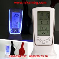 Настолен LED часовник с термометър - 510, снимка 7 - Други стоки за дома - 26981847