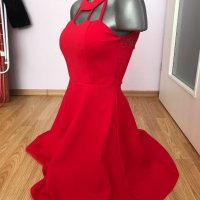 Червена рокля, снимка 3 - Рокли - 33041781