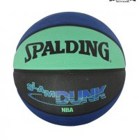 Баскетболна топка SPALDING Slam Dunk нова  Изработена от здрав гумен материал. Устойчива за игра на , снимка 1 - Баскетбол - 28895538