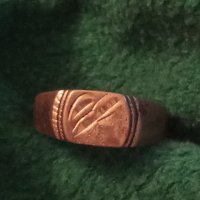 Пръстен стар бронзов 20996, снимка 1 - Колекции - 33475853