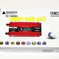 Инвертор UKC с Дисплей 12V-220V, 1000W, инвертор на напрежение, преобразувател , снимка 4 - Други стоки за дома - 32900910