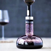 Кристален декантер за вино, снимка 3 - Подаръци за юбилей - 35813547