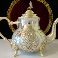 Старинен марокански чайник,кана,маркиран. , снимка 5 - Антикварни и старинни предмети - 37996850