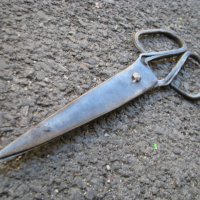 Кована абаджийска ножица-2, снимка 2 - Антикварни и старинни предмети - 29017232